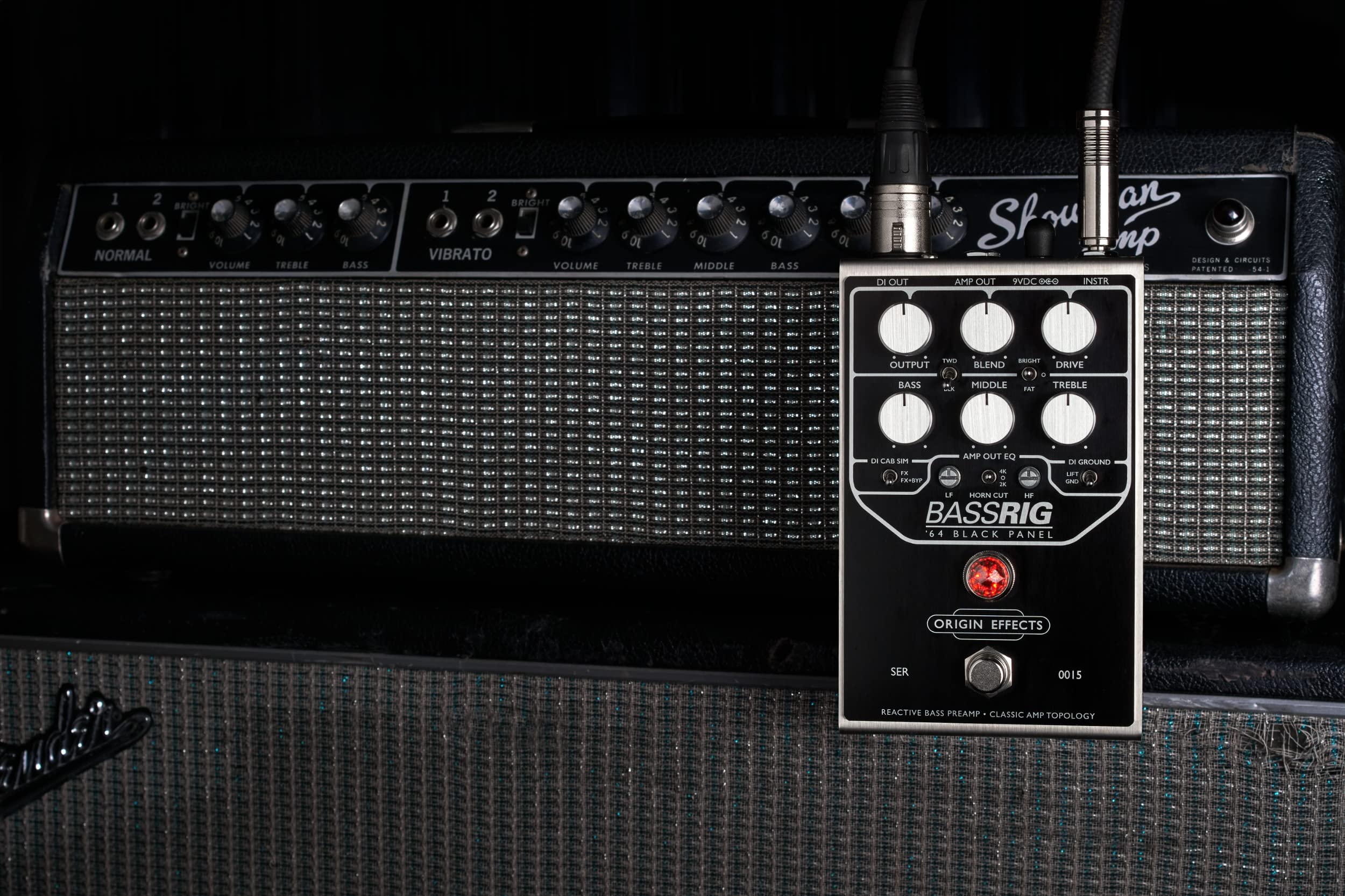 Amazon.com: Origin Effects BassRig '64 Black Panel Bass Preamp