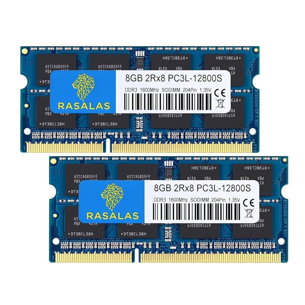 Rasalas DDR3 16GB Kit (2x8GB) DDR3 1600MHz PC3L-12800 16GB