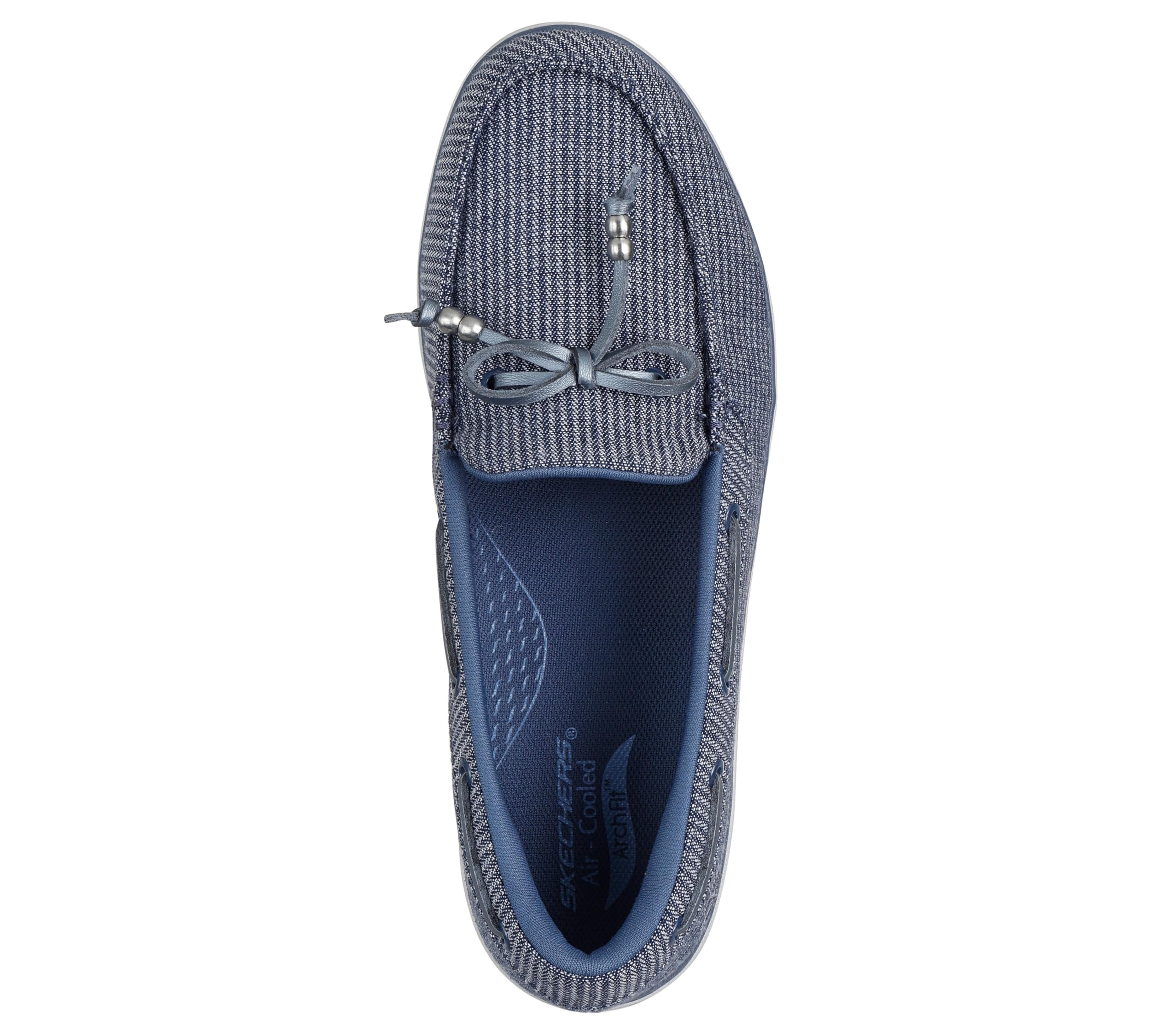 Skechers Damen On-The-go Inspire Nautical Loafer Bootsschuh