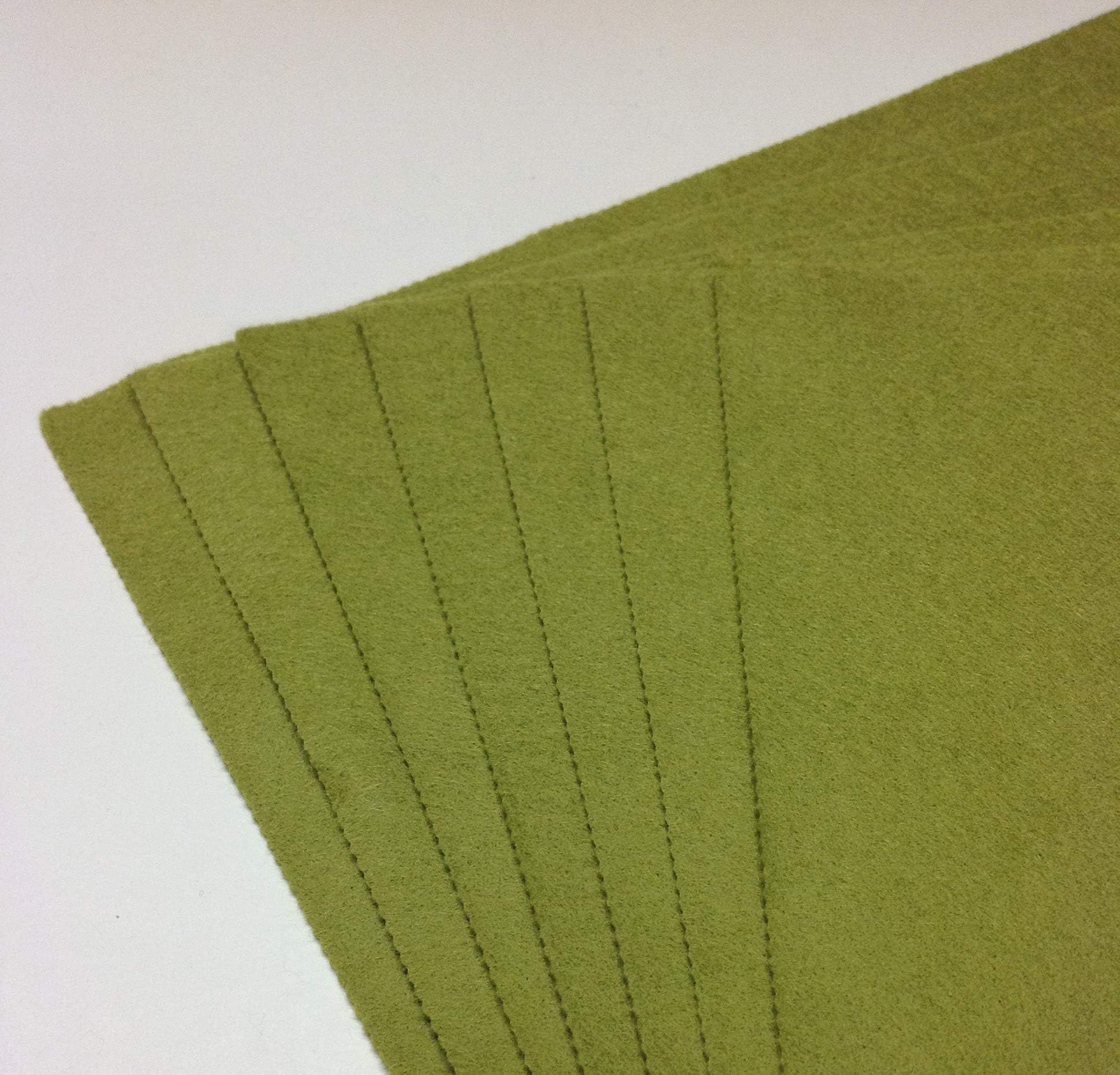 celloexpressPack of 10 Sheets - SAGE - 100% Acrylic Craft Felt 9" Squares for Crafting, and Soft Toy Making