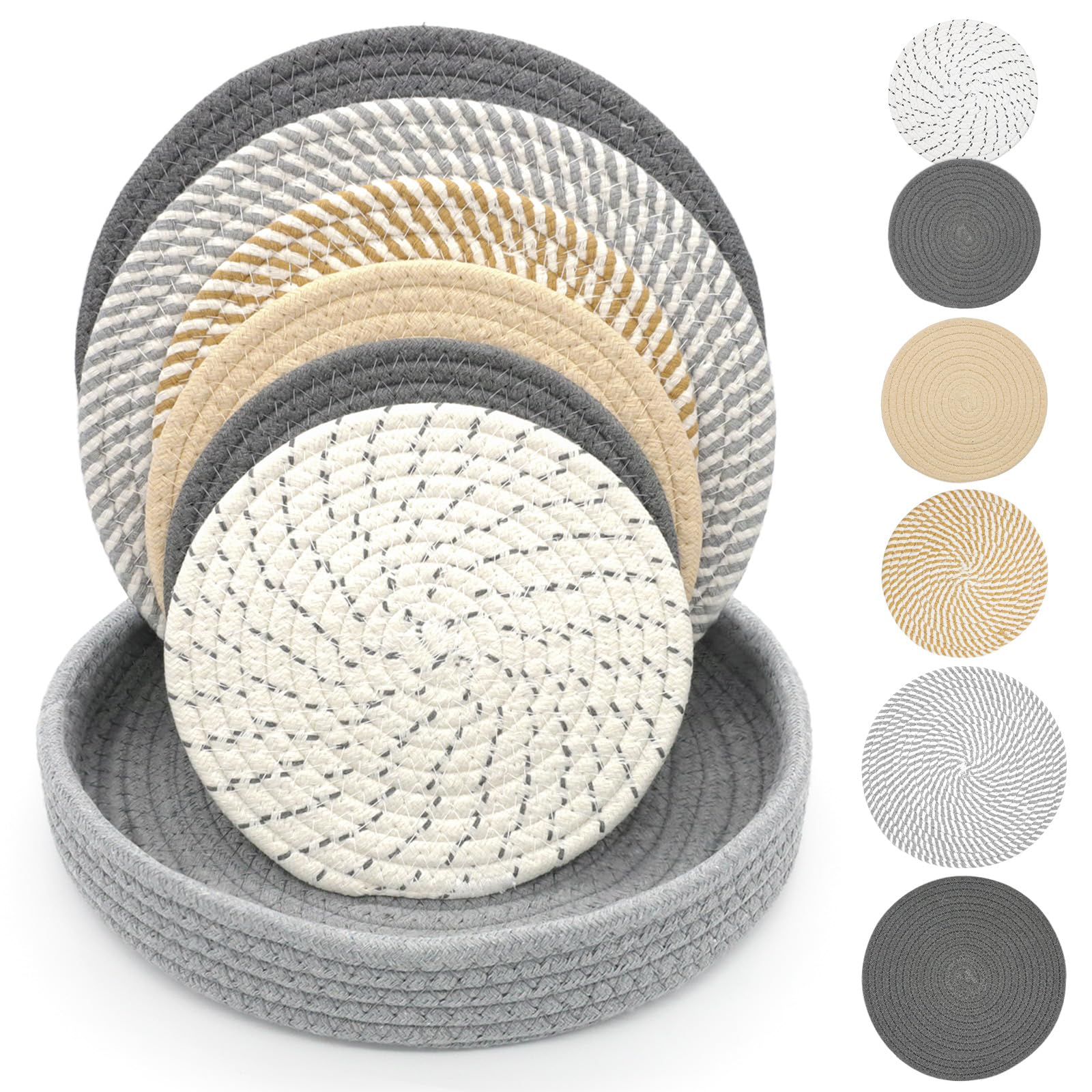 6PCS Trivets for Hot Dishes - 7