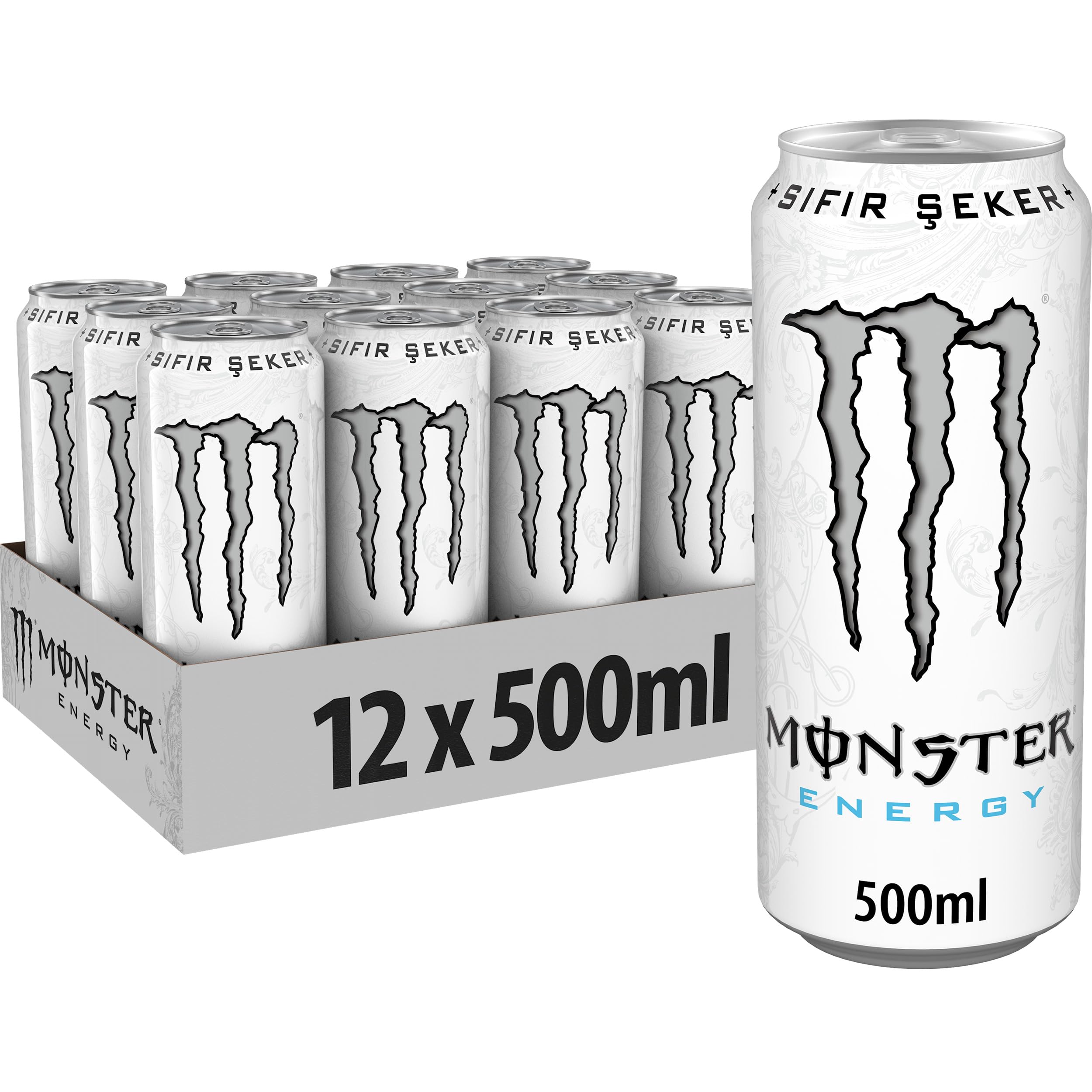 Monster Ultra Sugar Free Energy Drink 12 x 500 mL