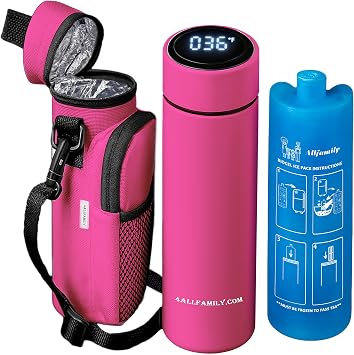 4ALLFAMILY Insulin Pen Cooler Travel Case Medicine Cooler Box EpiPen Carry Medical Bag TSA Approved Diabetic Travel Case with BioGel Ice Pack