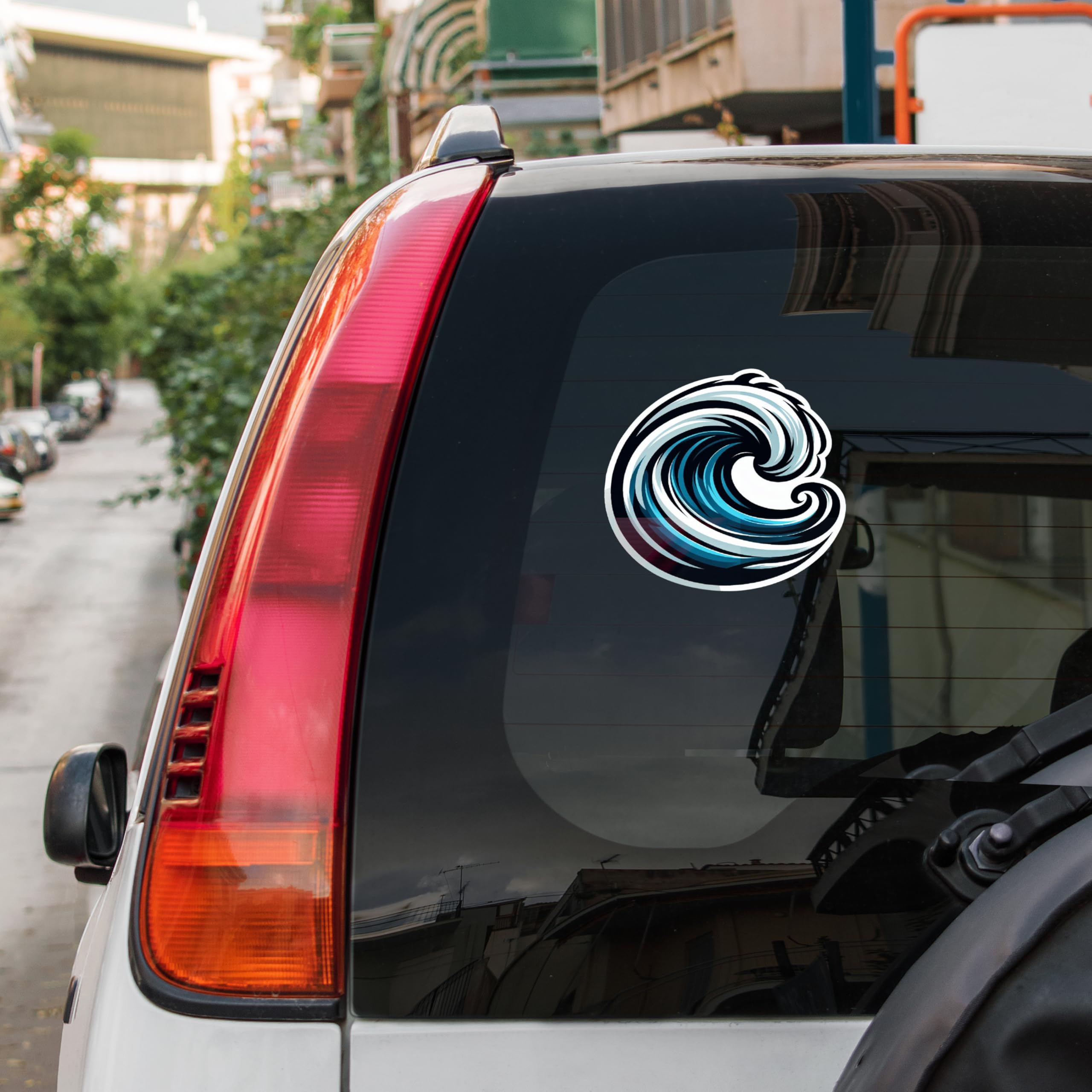 Wave Car Sticker for Car Versatile Car Stickers and Decals Durable Car Sticker Set Durable Automotive Exterior Accessories — view 4