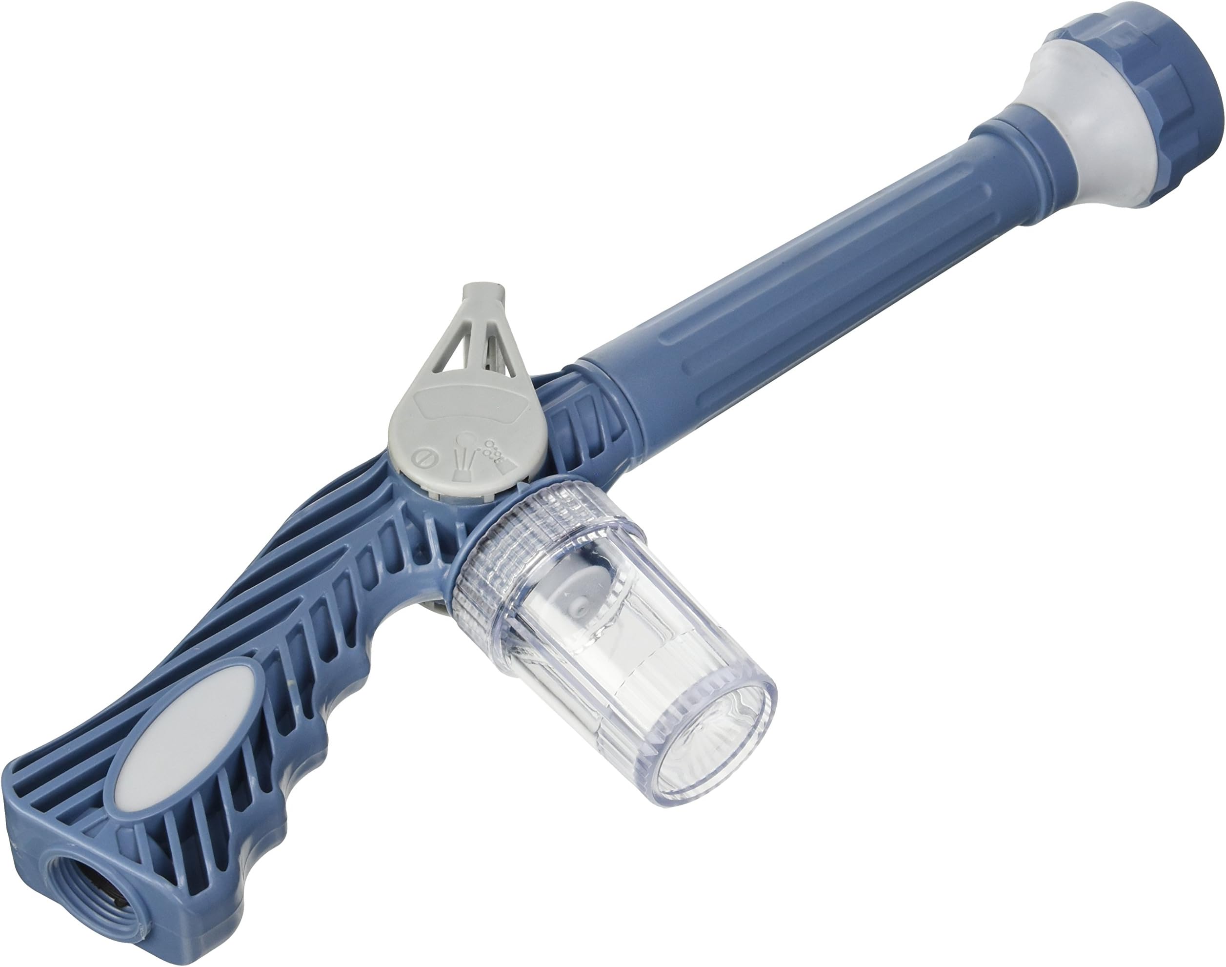 EZ Jet Water Cannon 8-Nozzle Multi-Function Spray Gun w/Built-in Soap Dispenser - Blast Away All Those Dirty Jobs!