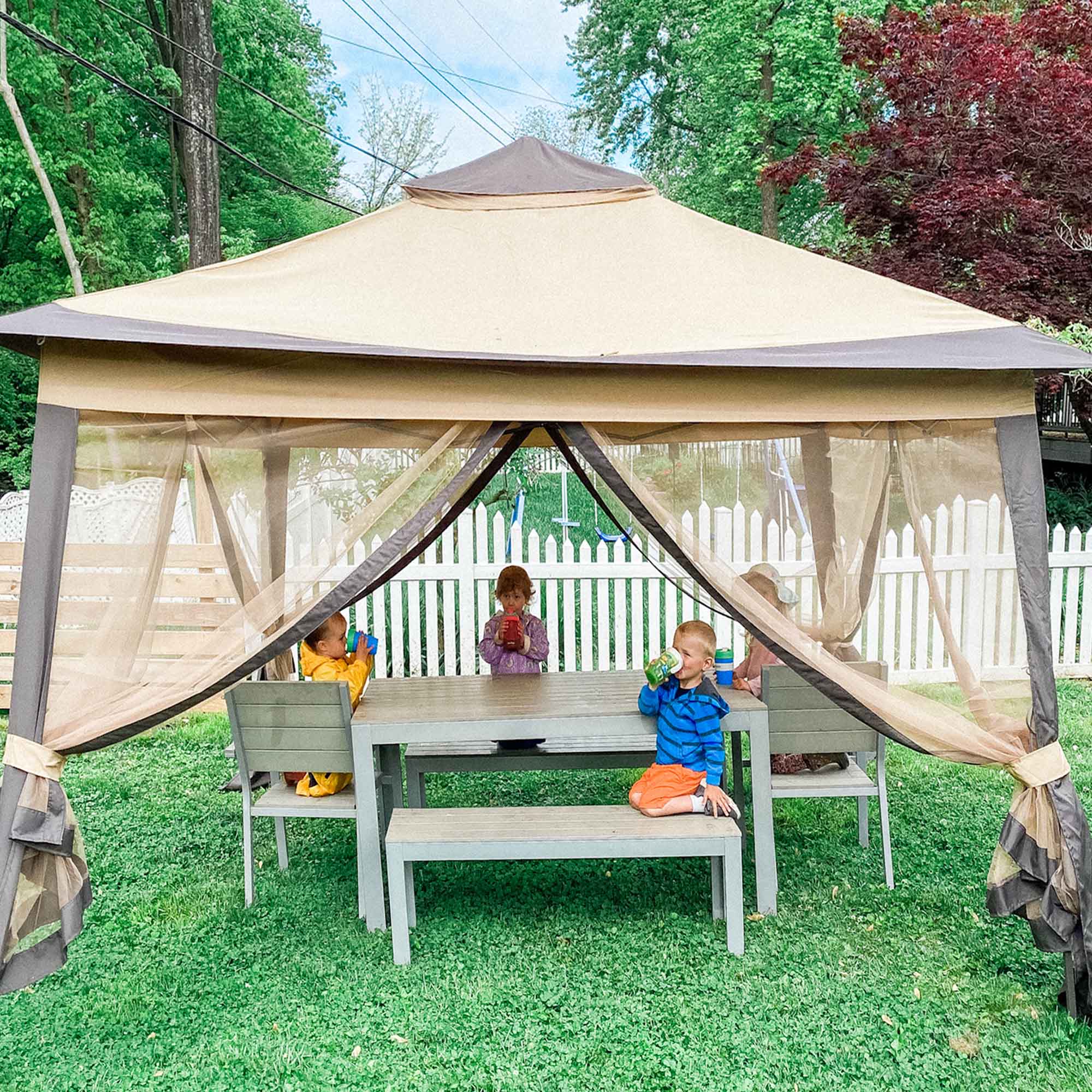popopoページ Amazon.com : Yescom All-in-1 11x11ft Pop-Up Gazebo Tent with
