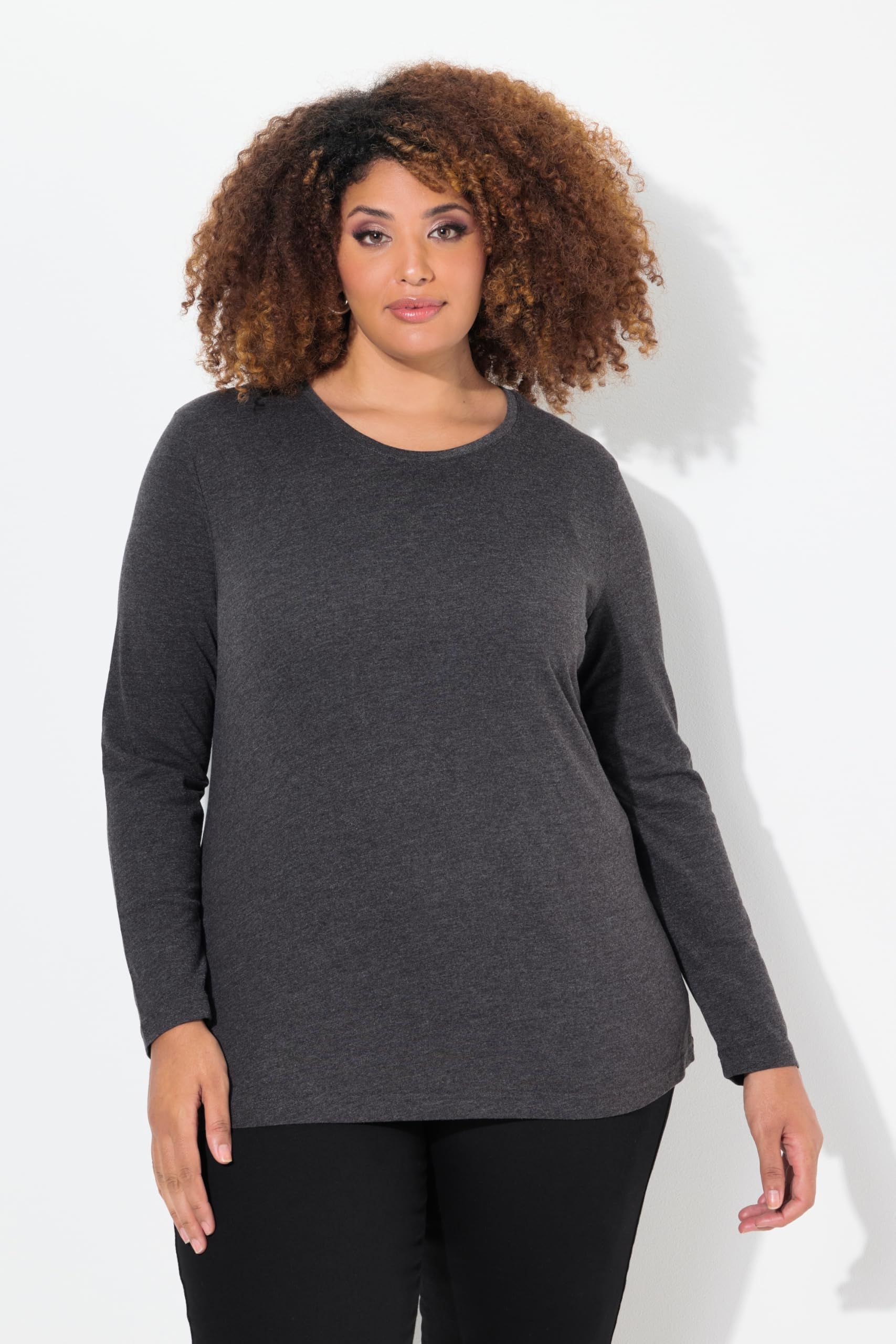 Ulla Popken Damskie rozmiary, bluza, zaciemnienie