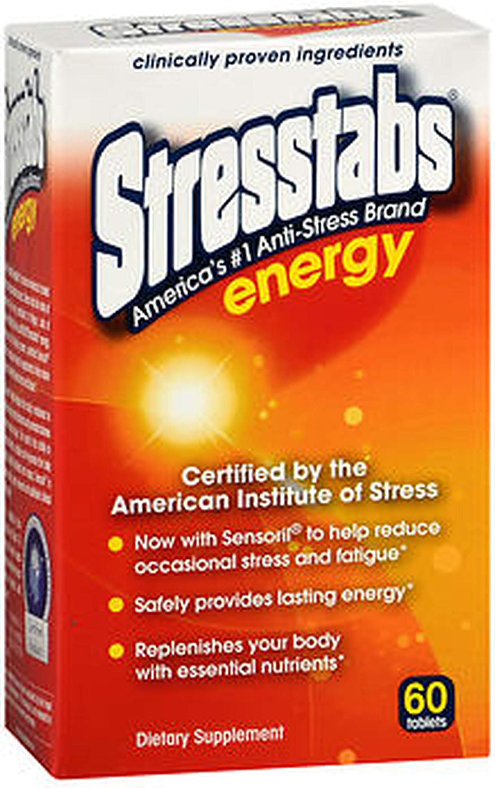 Stresstabs Energy Tablets - 60 ct, Pack of 6