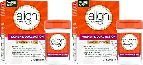 Miniatura 13 de Align Probiótico, Acción Dual para Mujeres, Suplementos de Probióticos para Mujeres, Probiótico Multi-Cepas con Árbol de Castidad, Apoya la Salud