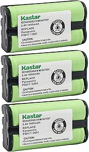 Kastar Replacement Battery For AT&T Cordless Phones - Ni-MH 2.4V 1600mAh Type 23 Telephone Battery