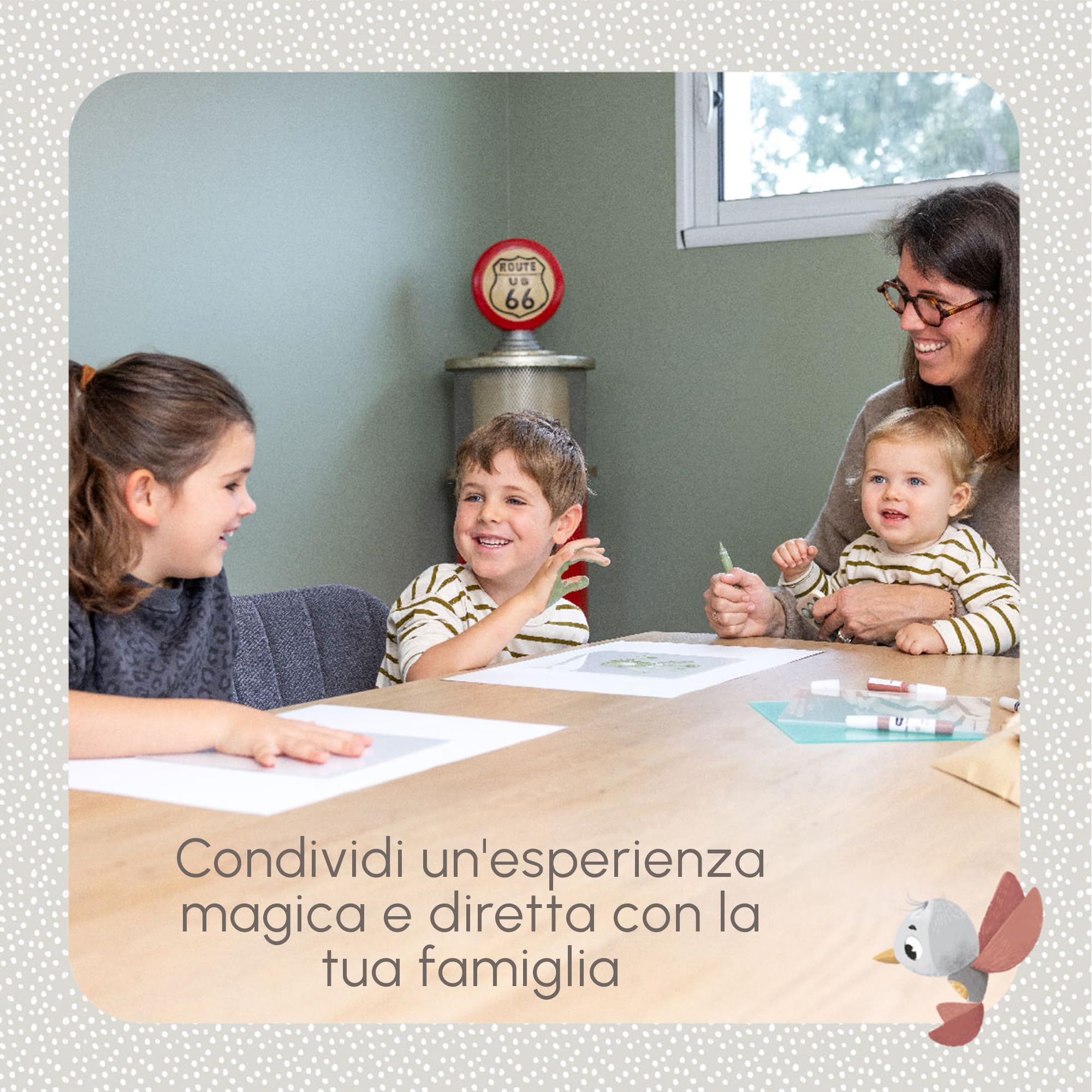 Tiny Love Family Prints, Kit Impronta Mani Famiglia, Cornice Impronte Neonato e Genitori, Cornice Personalizzata, Testato Dermatologicamente, Idea Regalo Neonato, Regalo Nascita, Tiny Creations