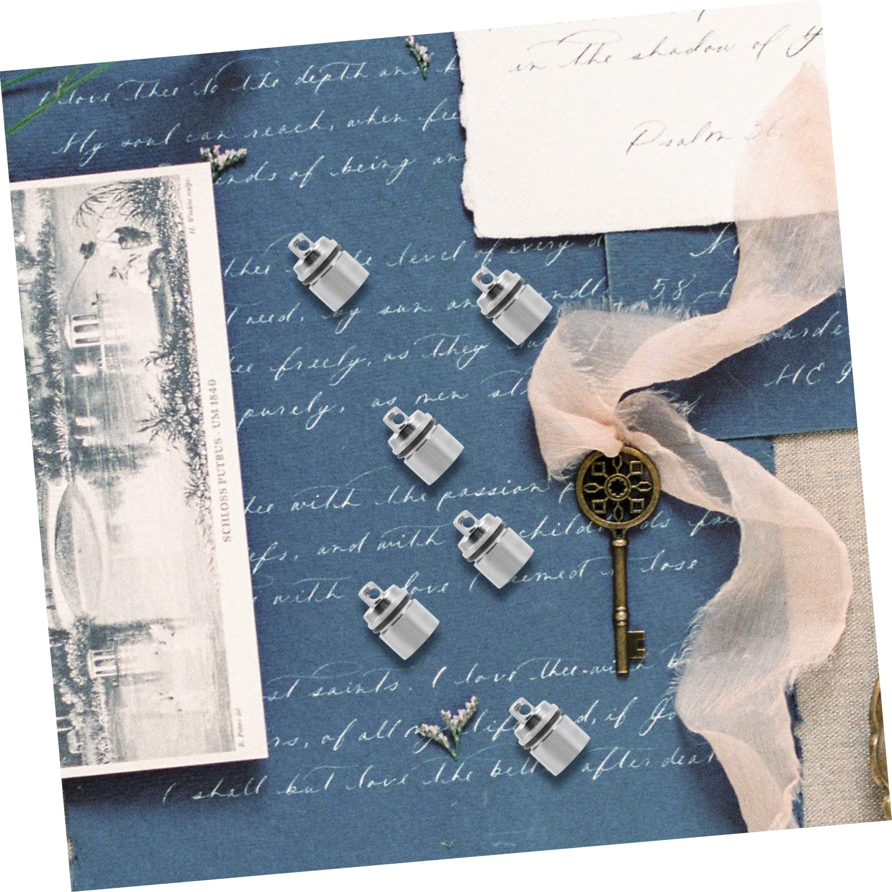 NUOBESTY 9pcs Keychain Flashlight Battery Powered Color Changing Lights for DIY Crafts and Outdoor Activities Lightweight Durable Design