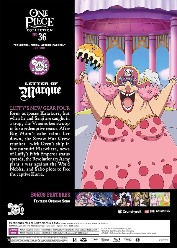 One Piece - Collection 36 - Blu-ray & DVD by Crunchyroll - Image 3