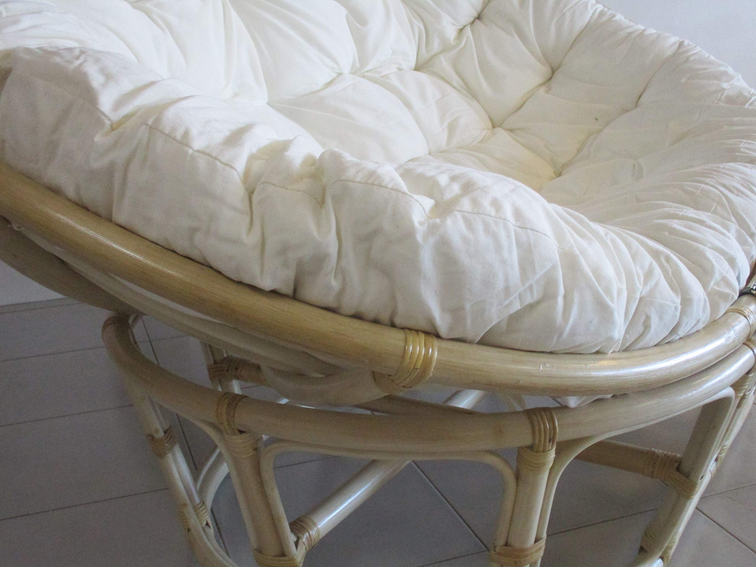Cuscino Per Sedia Papasan - Morbido, Spesso, In Microfibra E Cotone PP, Per Sedie Sospese, Dondolo, Interni Ed Esterni