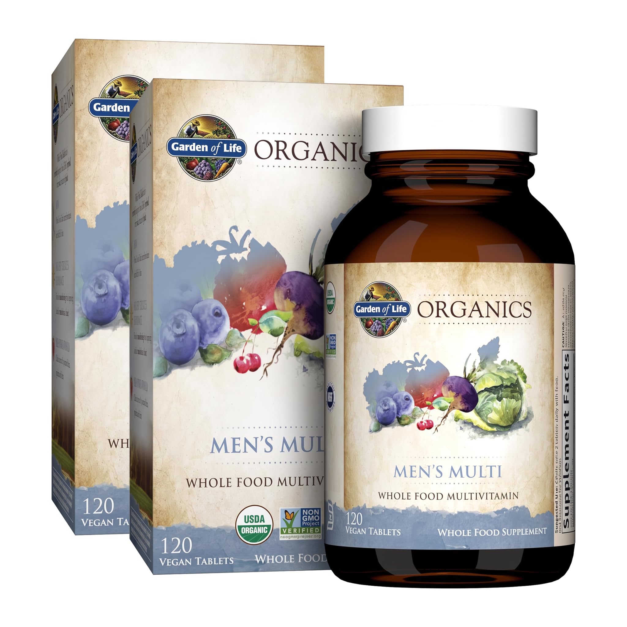 Garden of Life Organics Men's Multivitamin, 120 Tablets — Amazon image 10