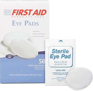 American White Cross 17570 Sterile Eye Pad, 2-1/8