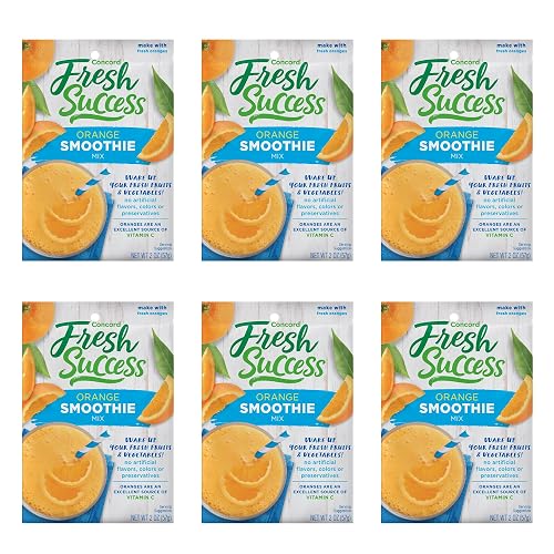 Concord Foods Orange Smoothie Mix, 2 oz (6 Pack), Add