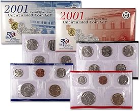 2001 Uncirculated Coin Set U.S Mint Original Government Packaging OGP