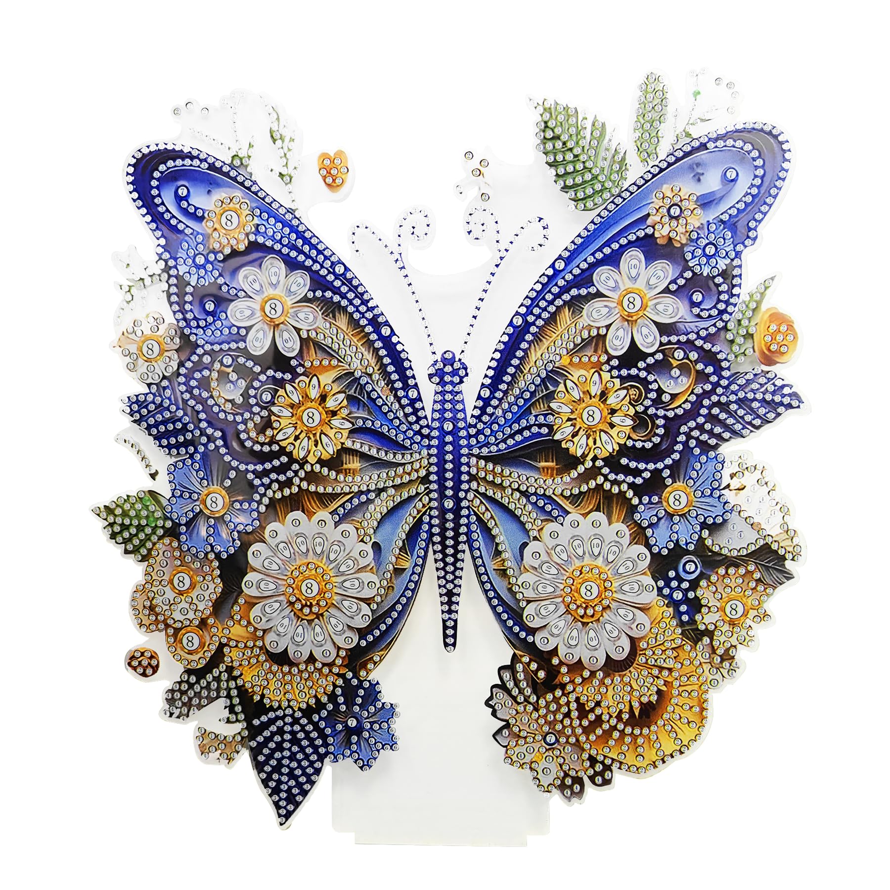 Oiuyamn DIY Diamond Art Painting Kit, Special Shaped Rhinestone Diamond Desktop Ornament, Diamond Ornament for Adult Beginner, Home Desk Placement