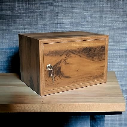 wooden safe locker for home