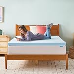 Linenspa 3 Memory Mousse de pouce Matelas Topper, Gel infusé Twin XL Matelas Topper, certifié CertiPUR-US, Topper seulement