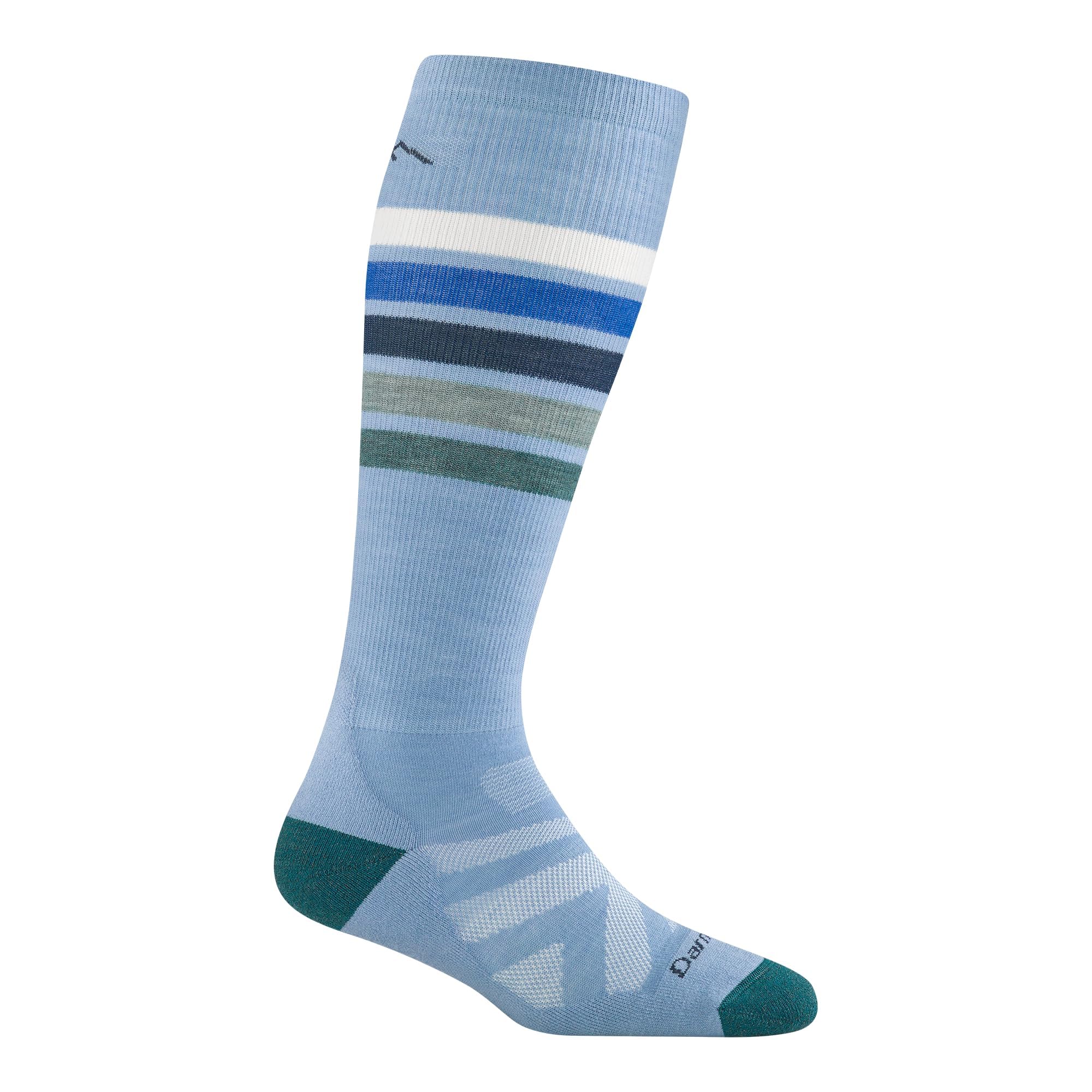 Darn Tough Women's Snowburst OTC Midweight Ski and Snowboard Sock (Style 8028) -