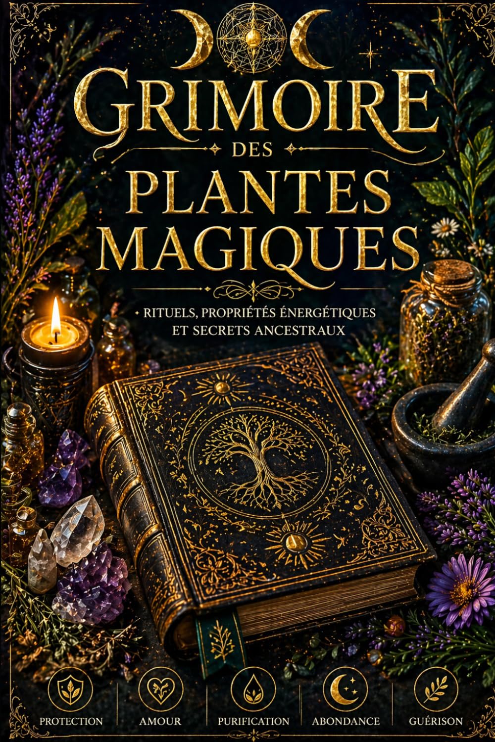 Grimoire des Plantes Sacrées: Rituels, Énergies & Secrets Naturels