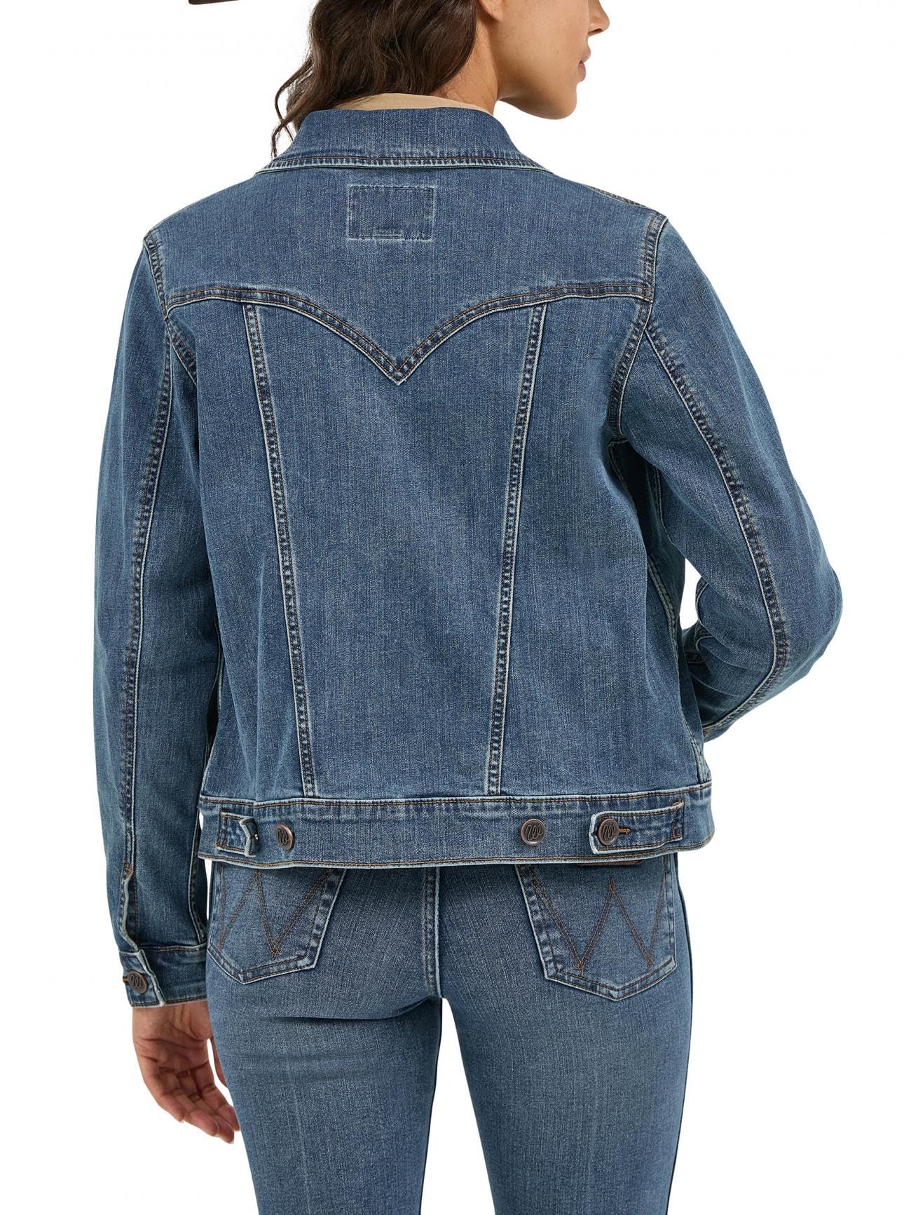 Wrangler Retro Western Denim Jacket Chaqueta vaquera Mujer (Pack de 1)