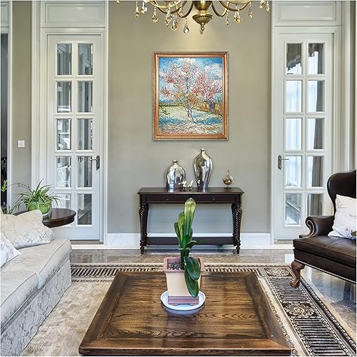 Miniatura 1036 de A&T ARTWORK The Starry Night de Vincent Van Gogh. Tamaño del marco: 36 x 30 pulgadas, tamaño de la imagen: 30 x 24 pulgadas, reproducciones clásicas