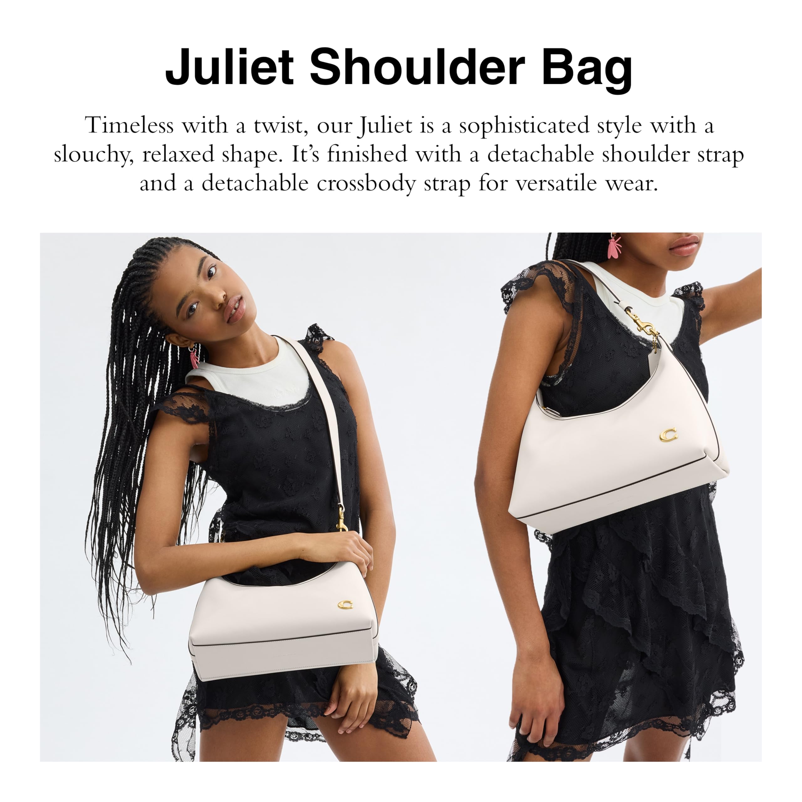 COACH Juliet Shoulder Bag, Bolso de Mano Mujer
