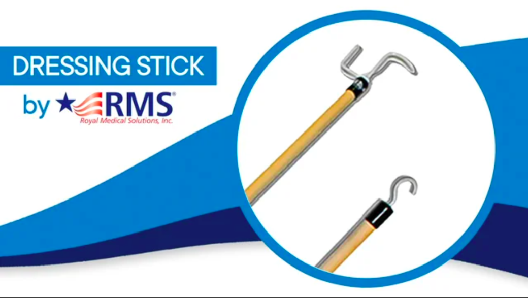 RMS Deluxe 28 Inches Long Dressing Stick - Dressing Aid for Shoes, Socks,  Shirts and Pants : Health & Household