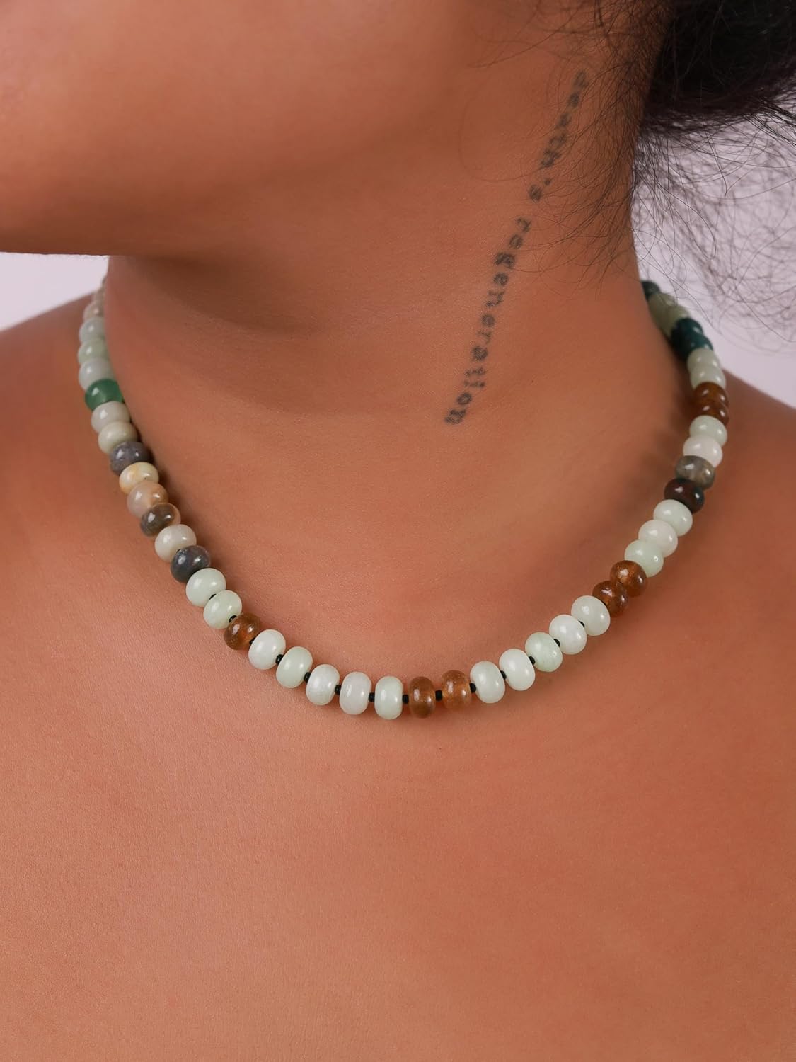 Sacina Trendy Boho Colorful Beaded Crystal Choker, Y2k Summer Beach Necklace, Boho Necklace, Hippie Jewelry, Christmas Jewelry Gift for Women - Image 2