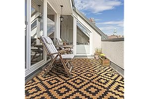 SAND MINE 4x6 Plastic Outdoor Rug