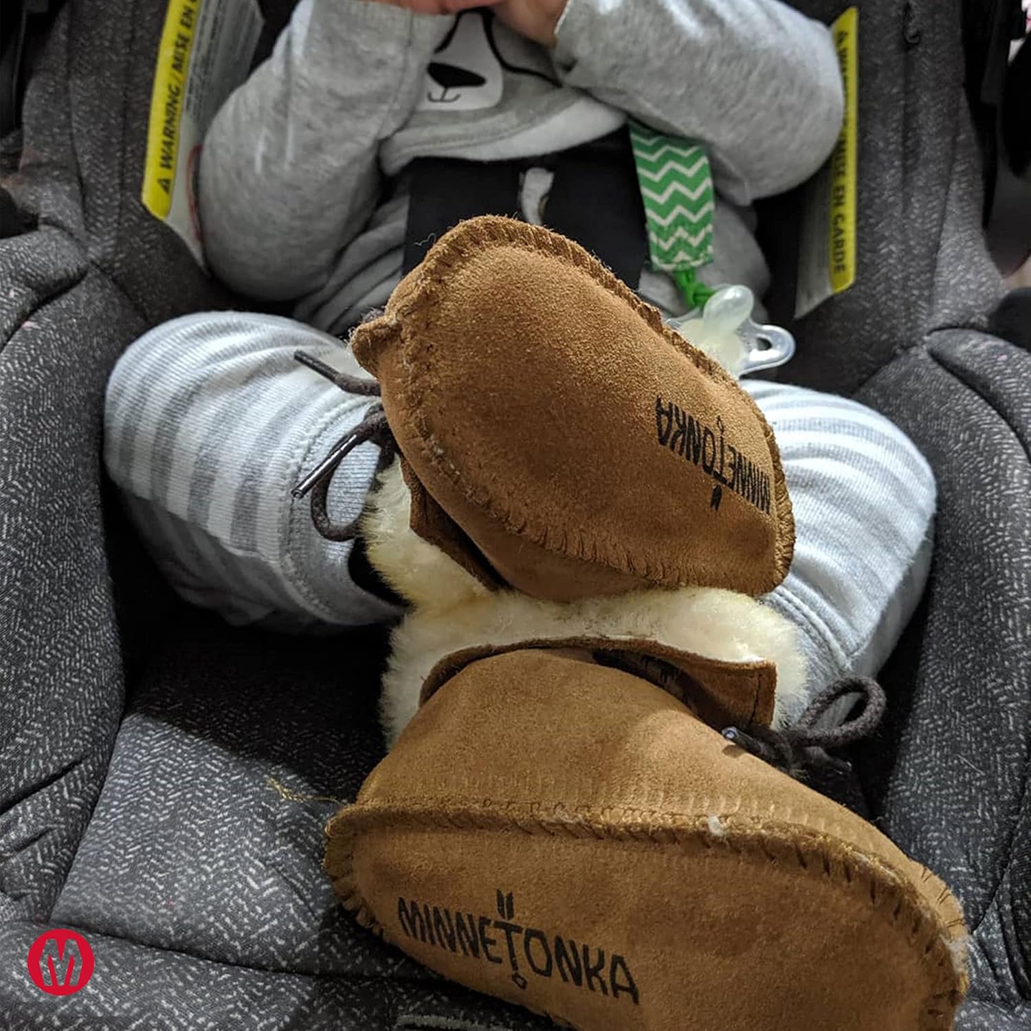 Minnetonka Sheepskin Bootie (Infant/Toddler)