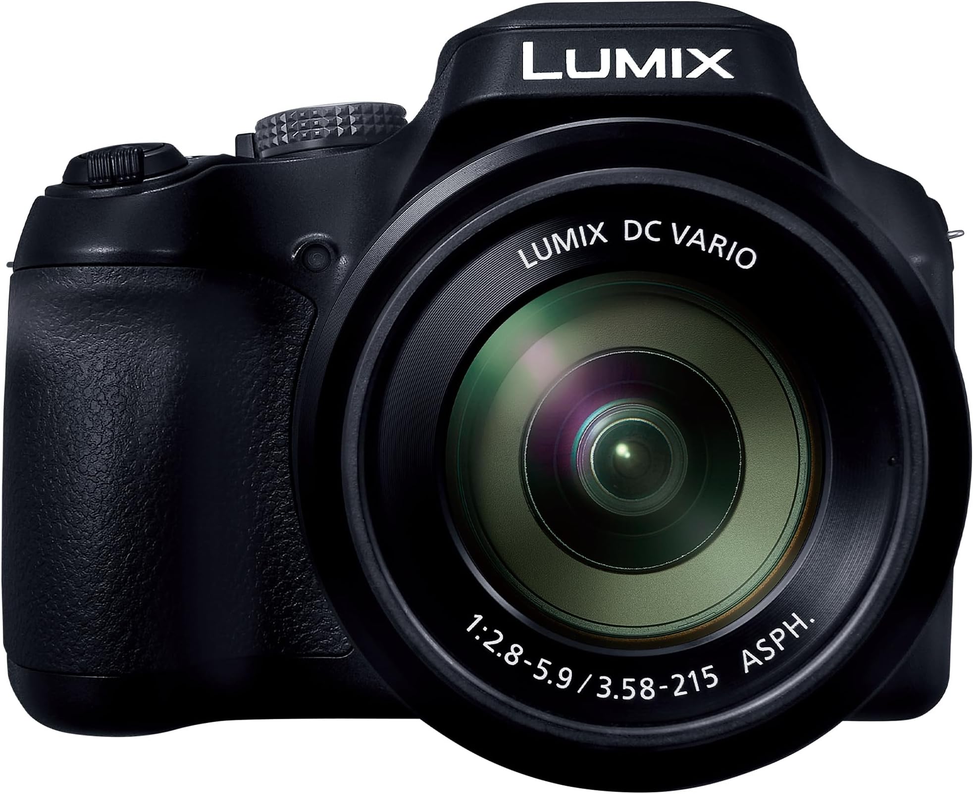 LUMIX FZ80D Point and Shoot Digital Camera 4K Photo/Video Recording with Power Optical Image Stabilizer, Vlogging Camera with 60X Optical Zoom & 20-1200mm Wide-Angle Lens - DC-FZ80D