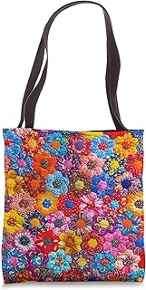 Pioneer Country Farm For Woman Cute Retro Floral Quilt Print Tote Bag