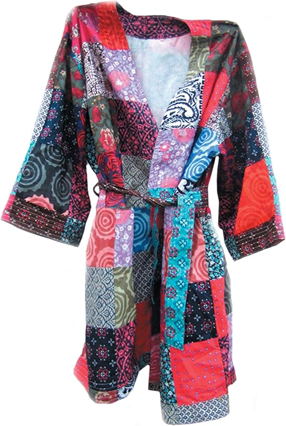 Recycled sari robe Clearance
