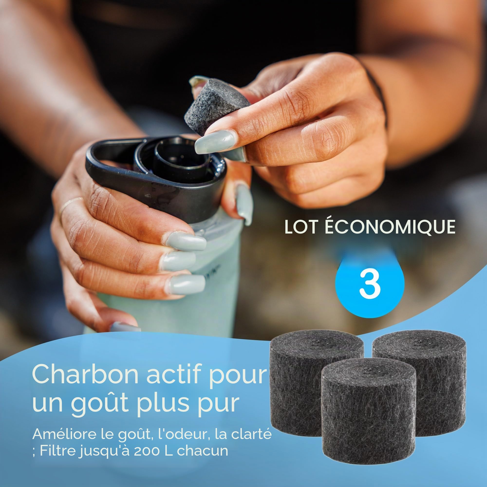 Katadyn BeFree AC Carbon Replacement (3 pièces)