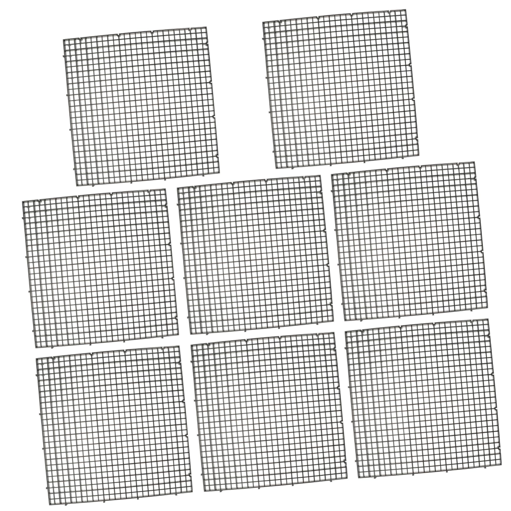 BESTonZON Plaques de Séparation pour Aquarium avec Ventouses Plaques de Filtration pour Fond de Bac Séparateurs Modulables pour Isolation et Protection des Poissons