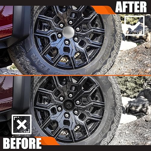 Miniatura 238 de TMS - Tapones centrales de rueda de 2.7 pulgadas para BMW Serie 3, 4, Serie 5, Serie X, Serires Z, Series 3613 6783 536, paquete de 4