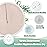 wegreeco Nursing Breast Pads (14 Pack) + Laundry Bag & Travel Storage Bag, 4.7 inch - Washable & Reusable Breastfeeding Nursing Pads (Rose Gold, Large, Contoured Shape)