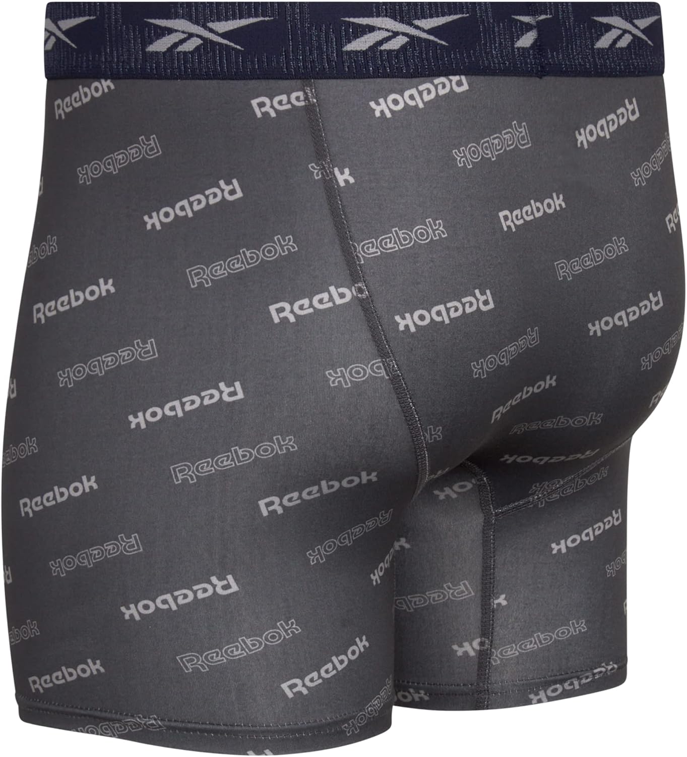 Reebok Mens Boxer Briefs - 4 Pack 6'' Inseam Soft Stretch Performance Mens Underwear Athletic Boxer Briefs with Contour Pouch - Image 6