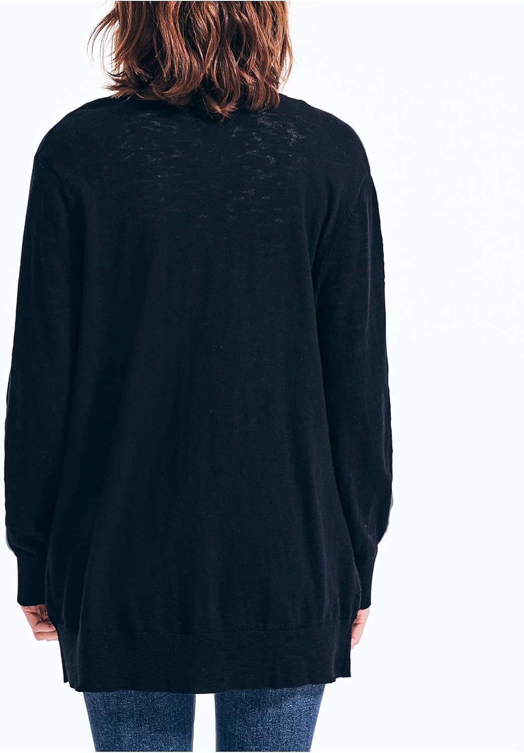 Nautica Womens Nautica Women's Soft Open Front Long Cardigan - Image 3