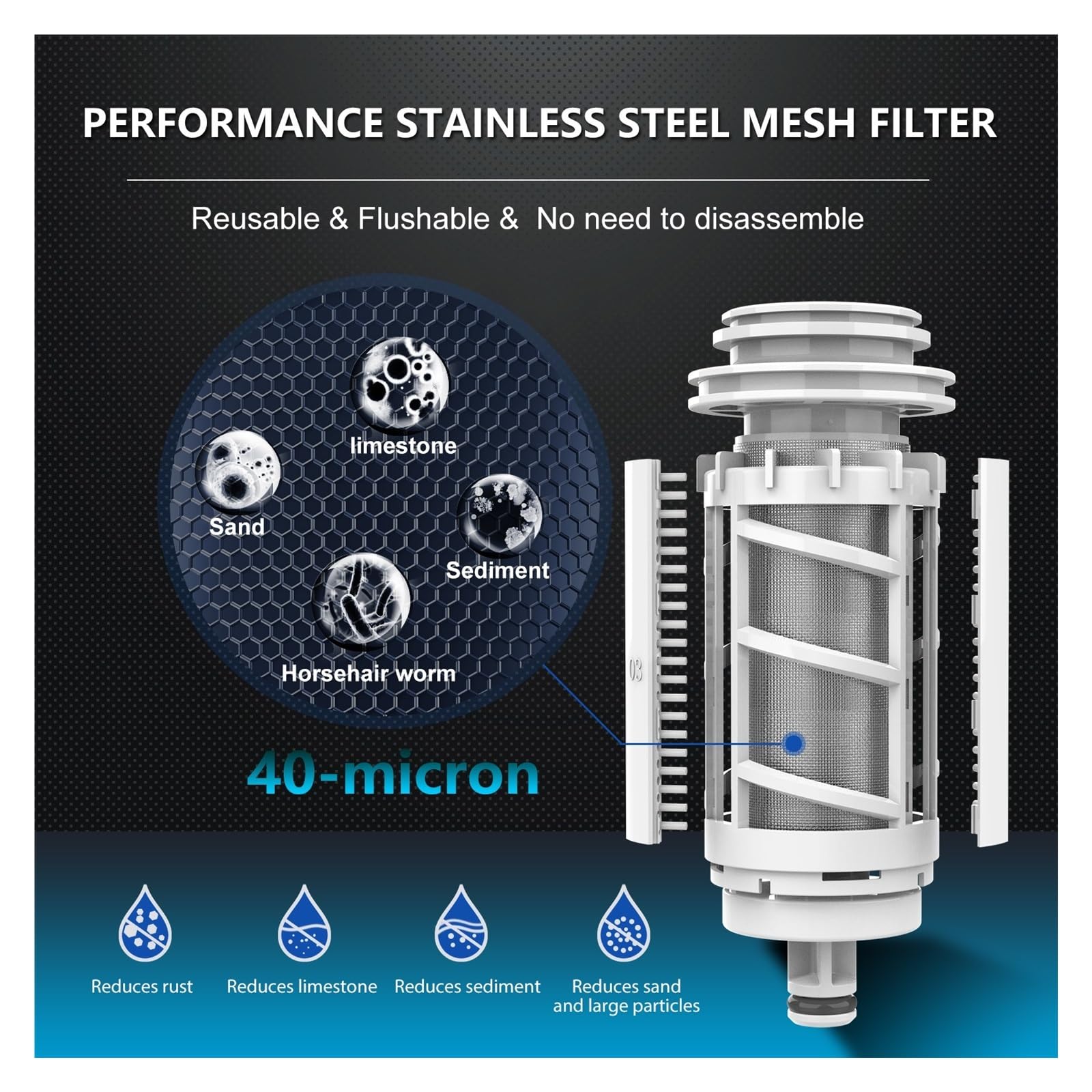 Sistema de filtrado de agua, Prefiltro de retrolavado de lavado automático, filtro de agua de sedimentos giratorio, purificador central for toda la casa
