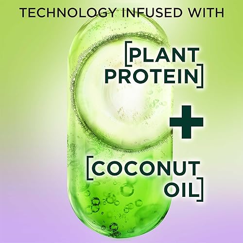 Miniatura 3 de Garnier Fructis Curl Nourish Acondicionador, acondicionador de cabello rizado con aceite de coco y proteína vegetal, rizos definidos hasta 48 horas