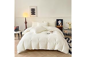Off White Textured Duvet Cover Set: A Dreamy Comfort for Your Nights