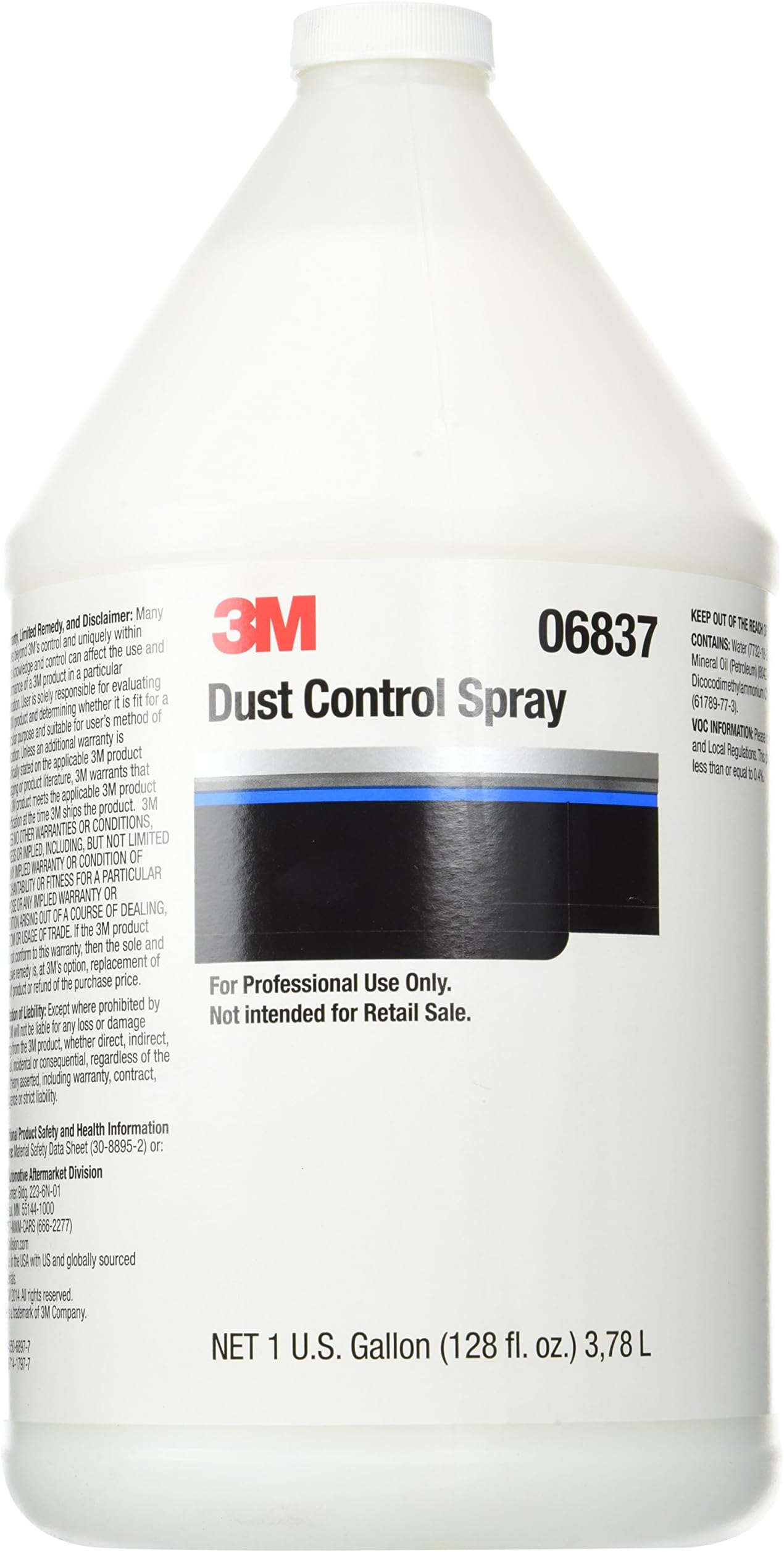 3M Dust Control Spray, 06837, 1 gallon