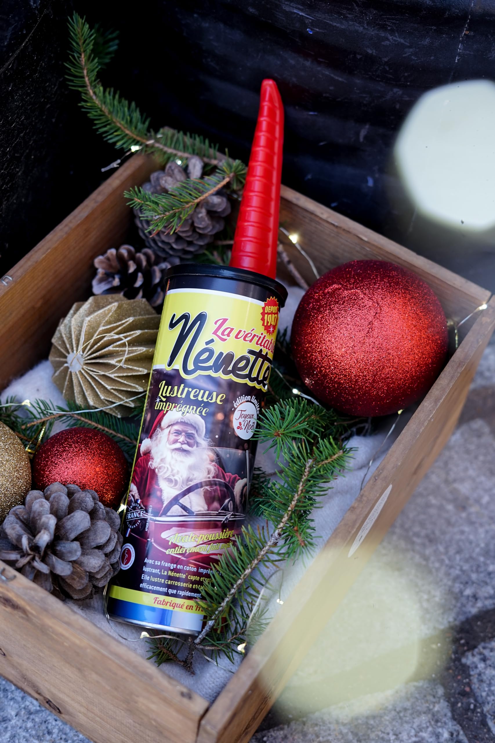 NENETTE - Lustradora impregnada edición limitada Happy NAVIDAD - Hecho a mano en Francia