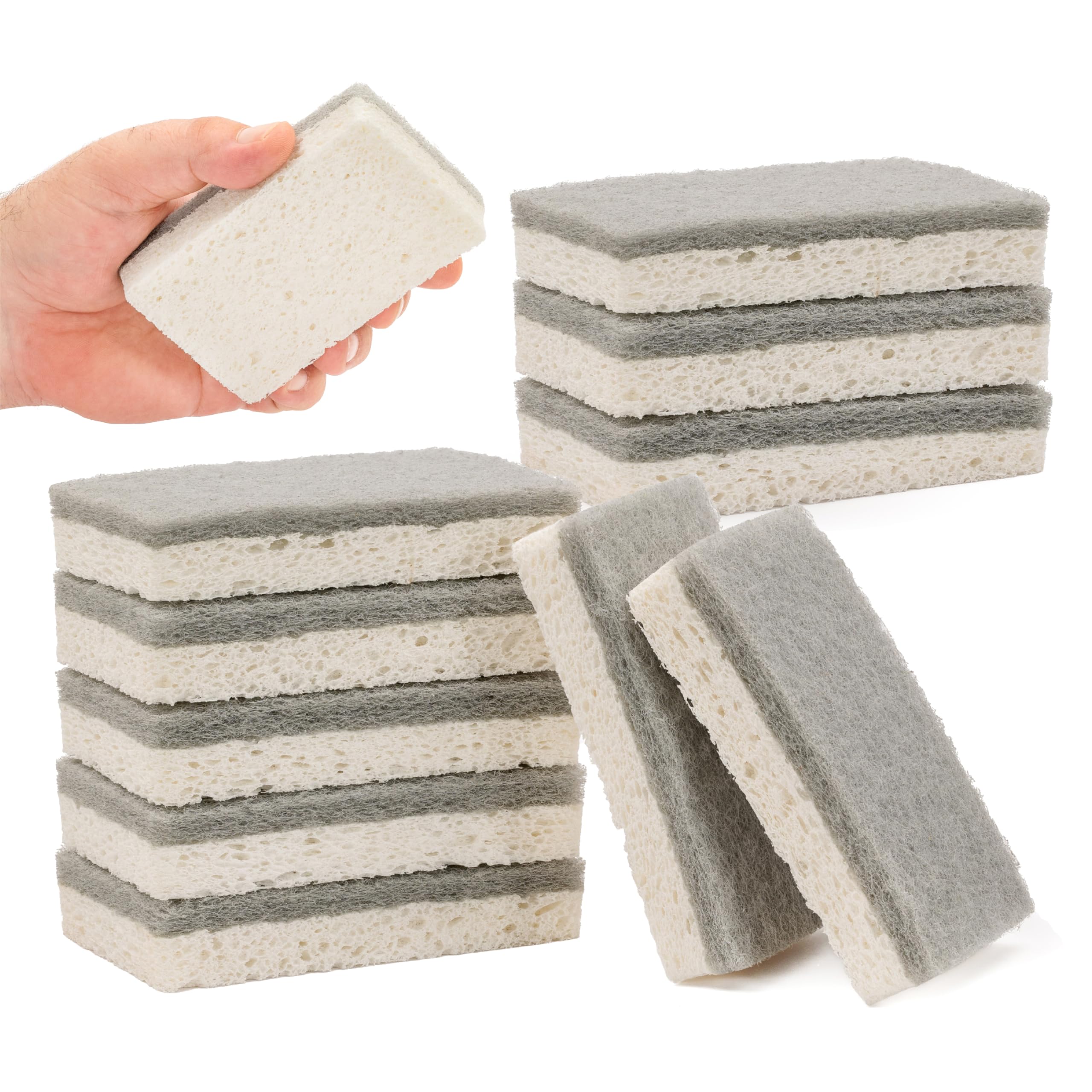 Prestige Home Set di Spugnette Cucina Ecologiche, Spugna Piatti Ecologica, Spazzole Lavapiatti Ecosostenibili, PH003