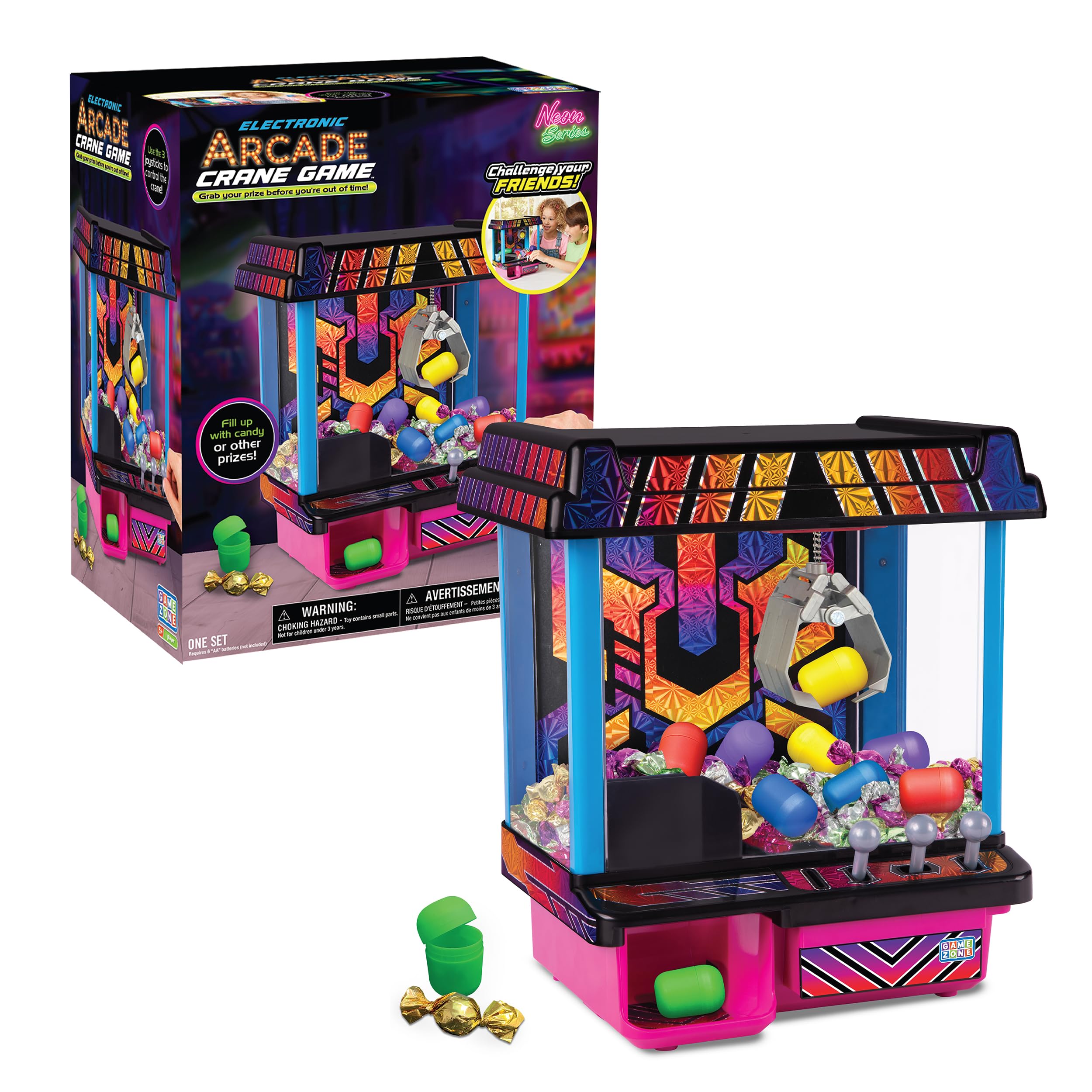 Amazon.com: Kidoozie - Electronic Arcade Crane Game - Electronic